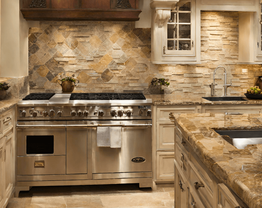 Natural stone Installation Services for home builders